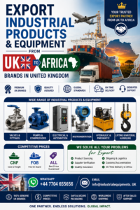 Export Industrial Products & Equipment from the UK to Africa